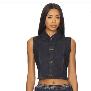 Lioness Denim Top - Indigo